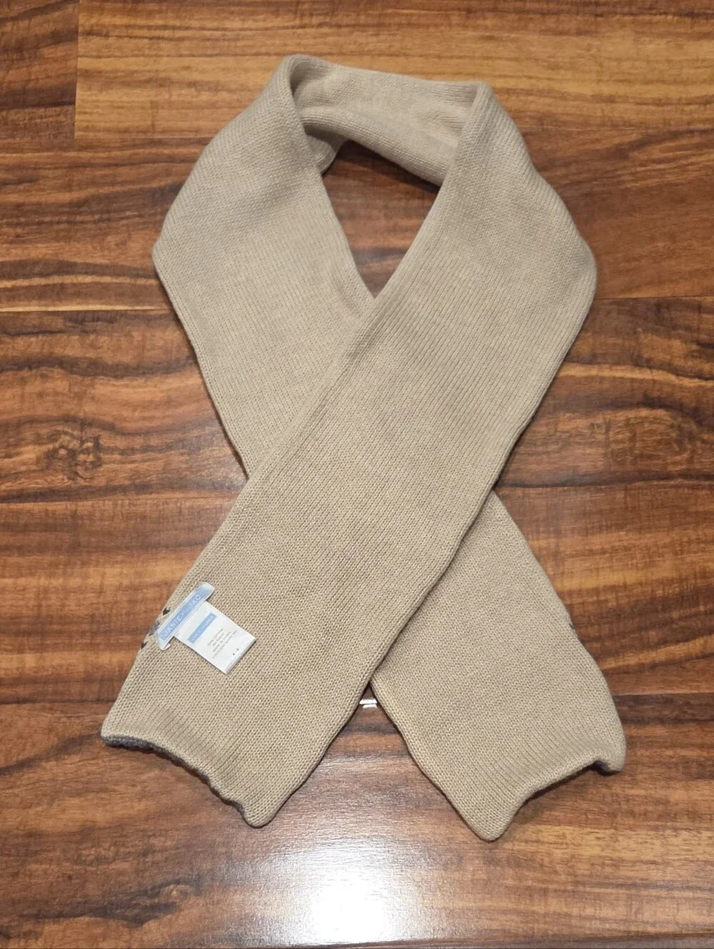 Janie and Jack EUC 4-5 Beige and Gray Fair Isle Scarf and Hat